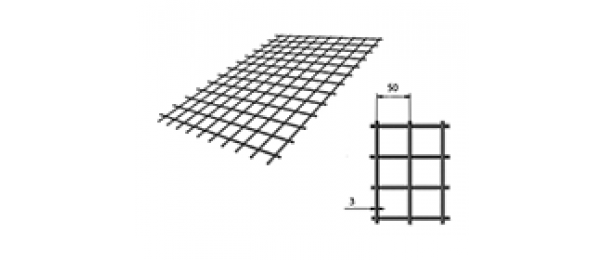 Сетка сварная (дорожная) 50х50х3мм 1х2м купить с доставкой в Шарапово